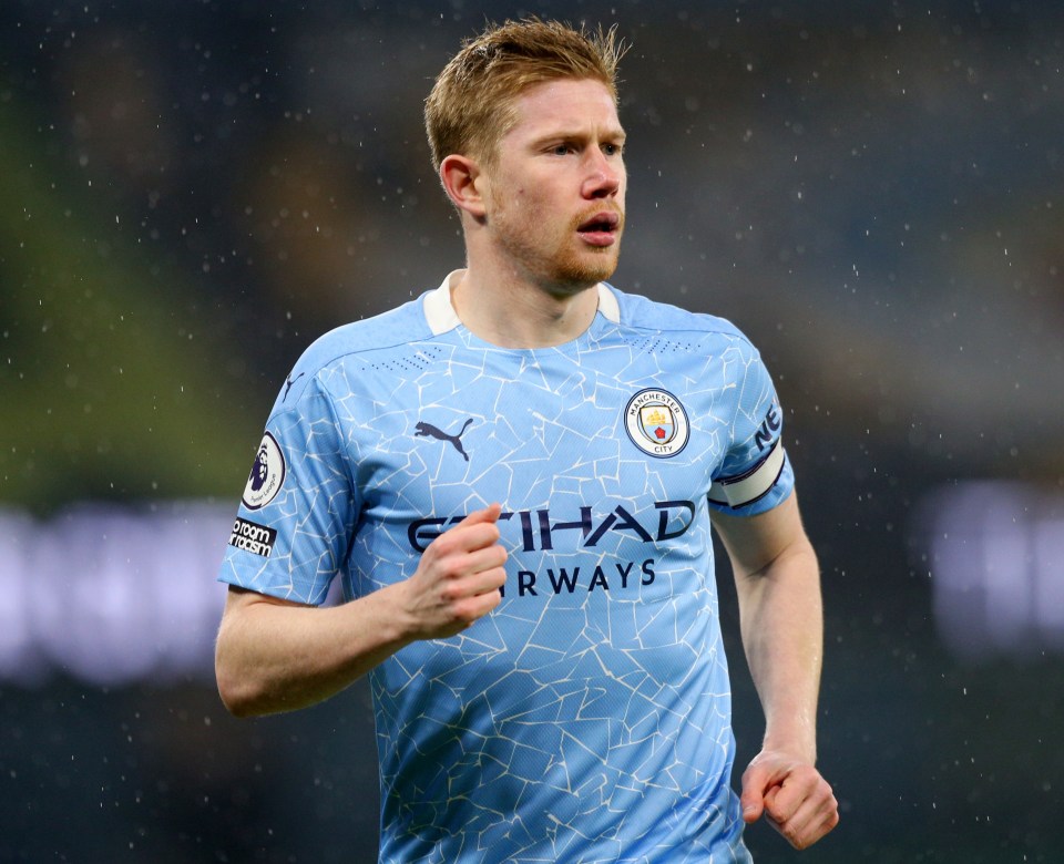 Kevin De Bruyne is facing four weeks out with a hamstring injury