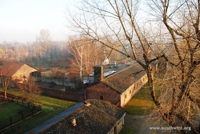 The crematory and gas chamber I at Auschwitz