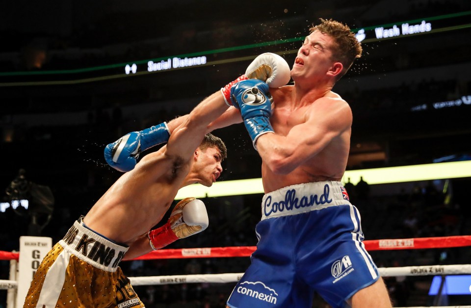 Ryan Garcia and Luke Campbell clash during their epic battle in Dallas