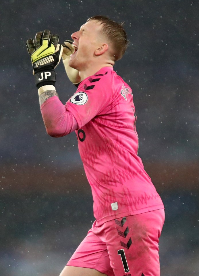 Pickford's error came in front of England boss Gareth Southgate