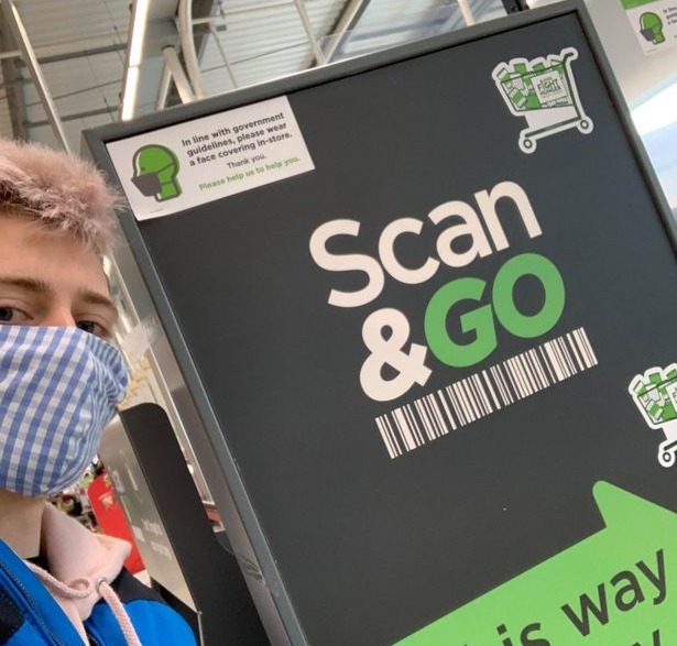 Asda is one of several supermarkets let you scan items as you go to speed up shopping