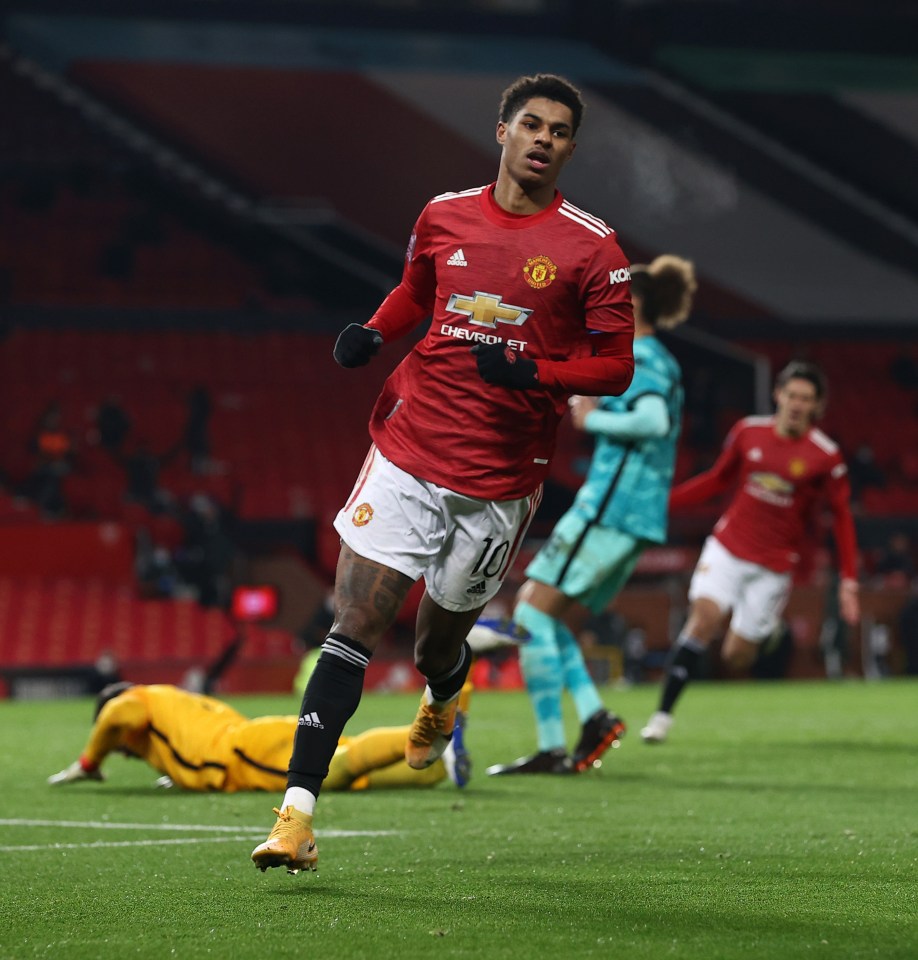 Rashford dazzled for United as they trumped rivals Liverpool