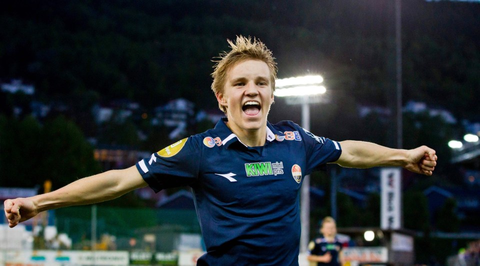 At 15, Odegaard was playing top-flight football in Norway