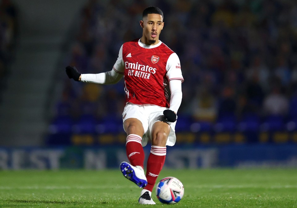 William Saliba has been frozen out of Arsenal's squad