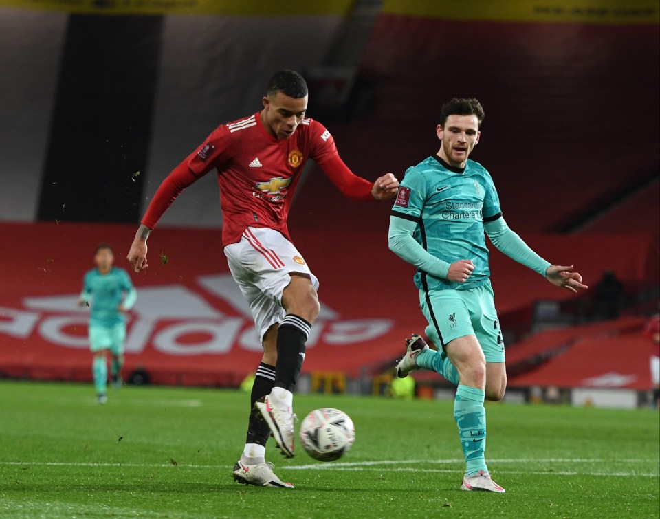 Greenwood equalised for United with a sublime finish at Old Trafford