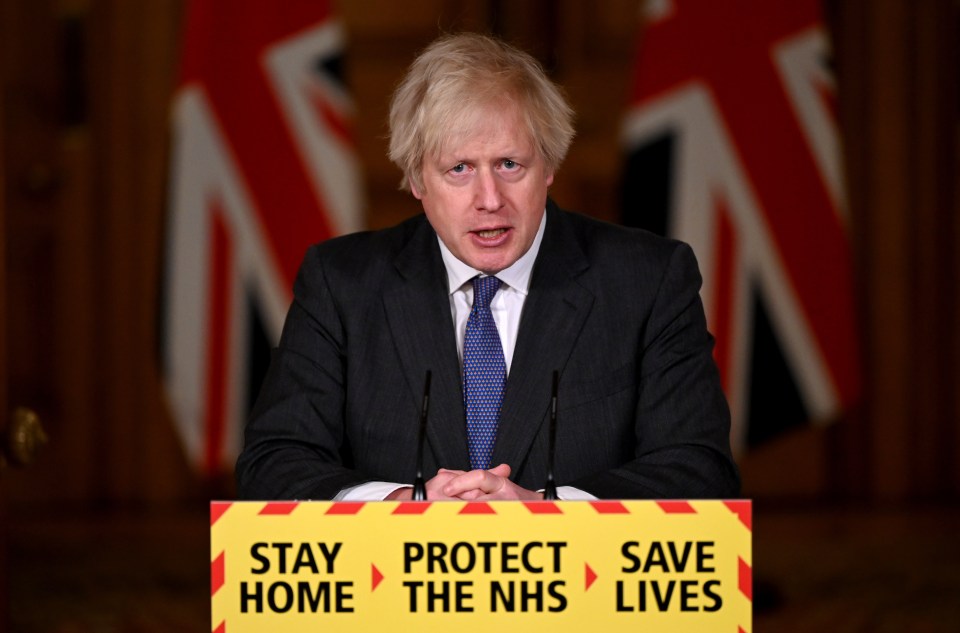 The PM announced the number of Covid deaths recorded in the UK has surpassed 100,000