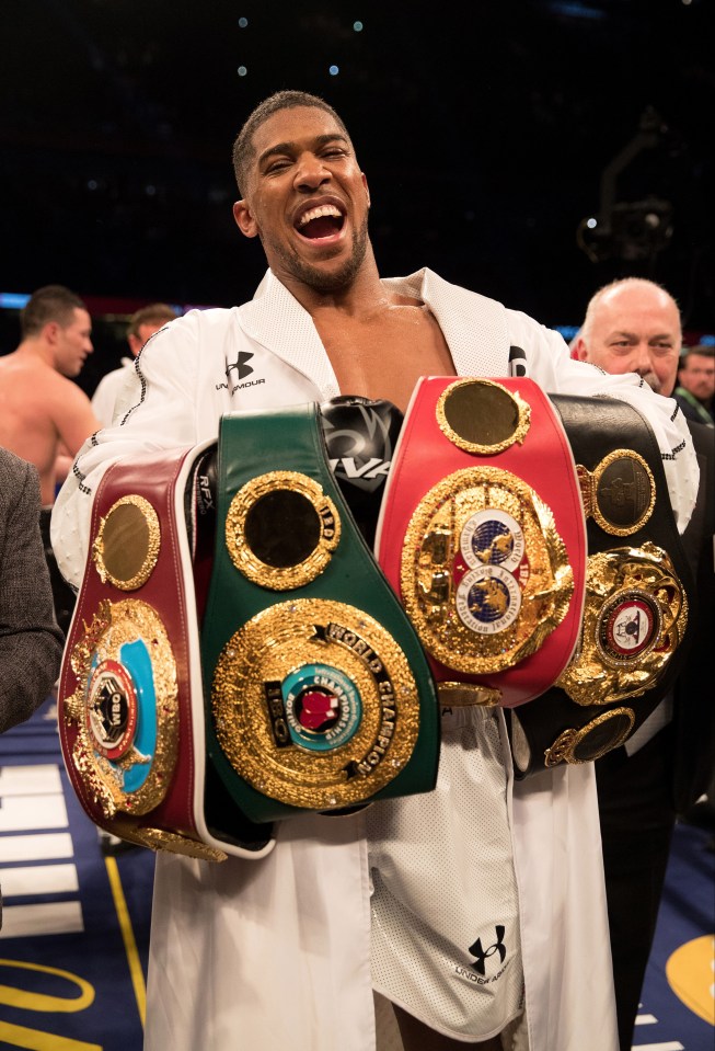 Anthony Joshua is in talks to fight Tyson Fury 