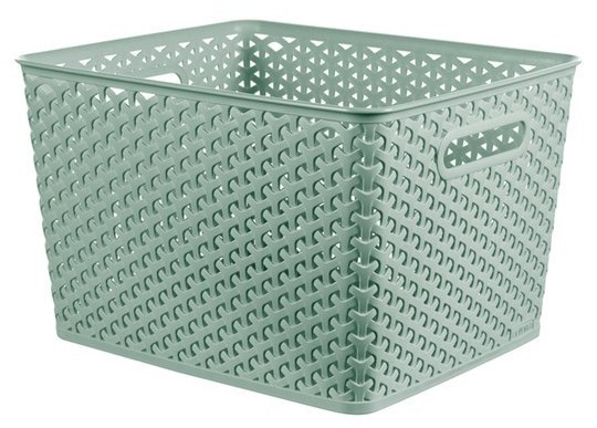 The Curver MyStyle large basket is half price at Tesco