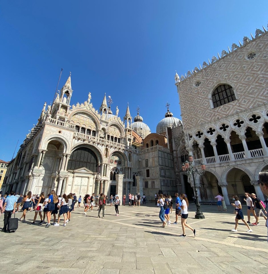 It’s worth the queue to get up on to any high building — such as St Mark’s Campanile, the bell tower of St Mark’s Basilica — for a panoramic view