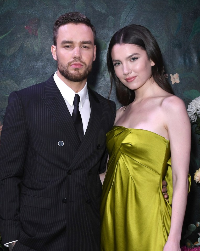 Liam with his fiancee Maya Henry