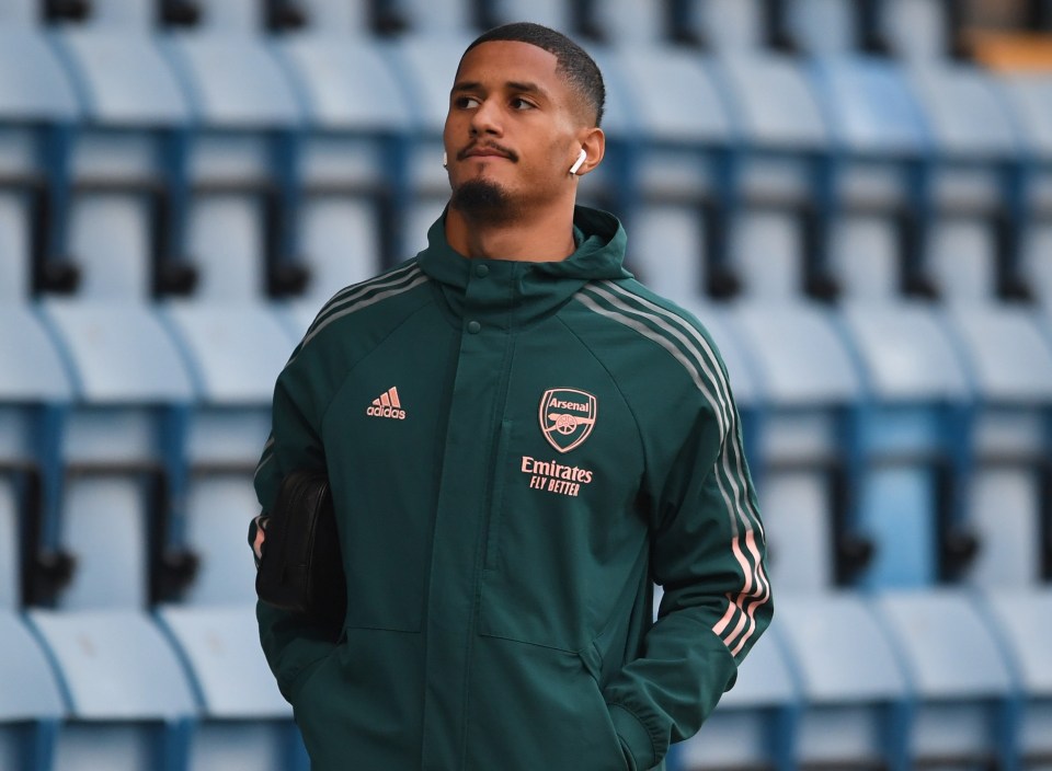 William Saliba has joined Nice on loan from Arsenal