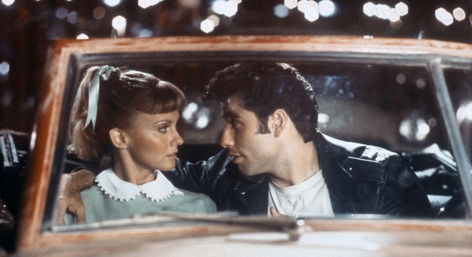 Danny takes Sandy to the drive-in movies where he makes an unwanted play for her