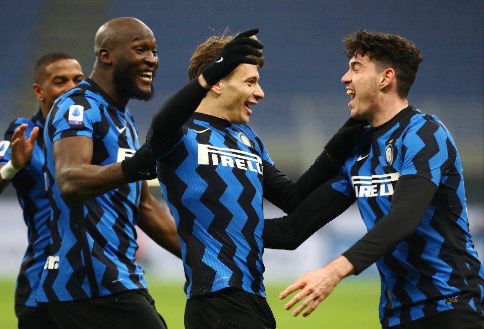 Inter are now level at the top of Serie A with AC Milan