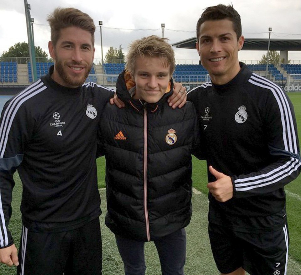 Cristiano Ronaldo has spoken highly about Odegaard’s talents