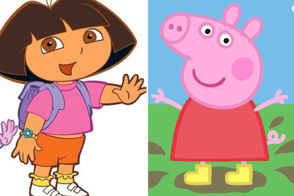 Kids will be able to watch shows like Dora the Explorer and Peppa Pig for free during February if you're a Virgin TV customer