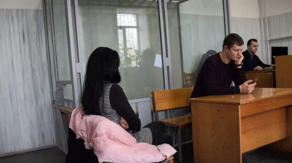 Anastasia Skorychenko during court hearings