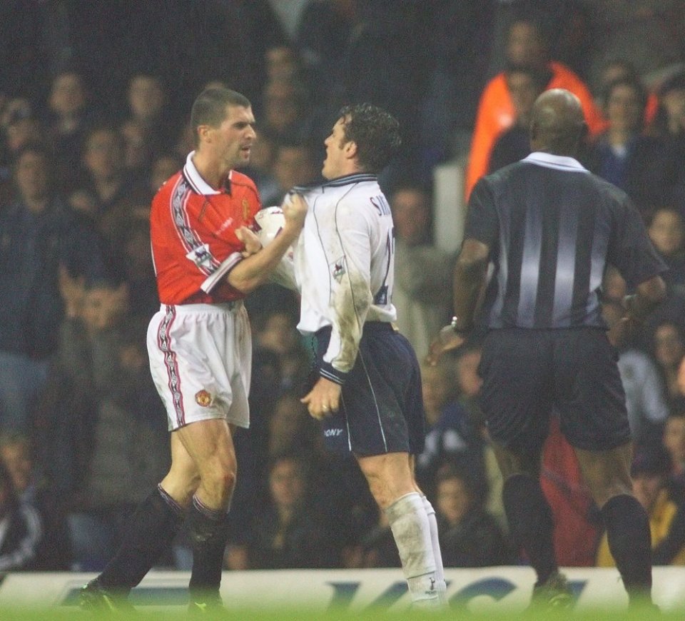 Man Utd legend Keane was a Spurs fan as a youngster - but didn't always show it on the pitch