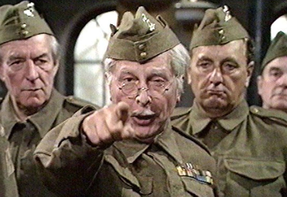 Viewers were left baffled after the BBC issued a warning to Dad’s Army viewers of ‘discriminatory language’