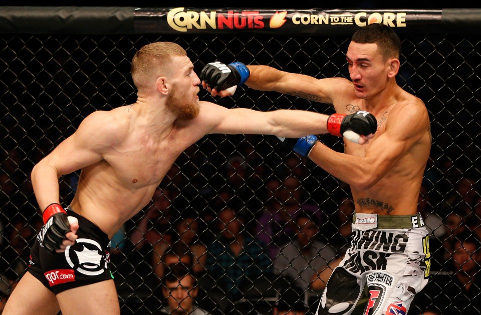 Conor McGregor got the better of Max Holloway in their UFC Fight Night 26 clash in 2013