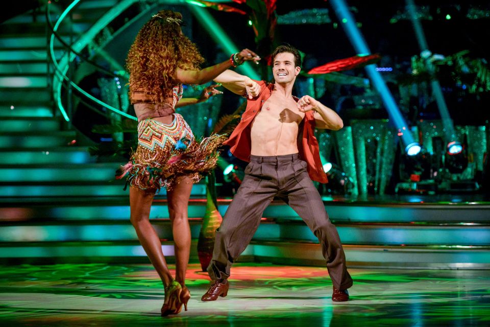 Danny on Strictly Come Dancing