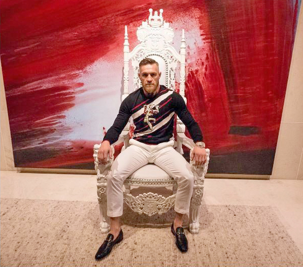 By 2017 McGregor is the king of the UFC