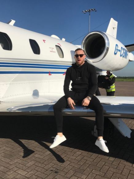 Riches, including private jets follow for McGregor