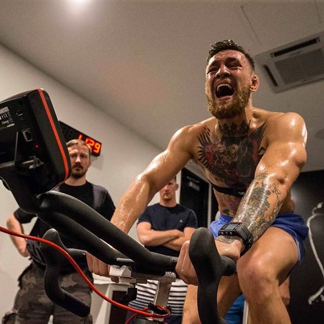 However, McGregor doesn't forget what made him the best - pushing his body to its limits