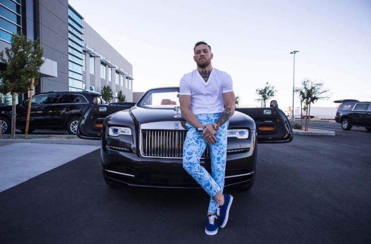 McGregor boosts his car collection with a Rolls Royce Dawn worth £282,000