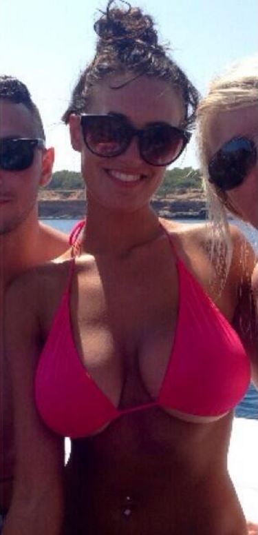 Towie's Clelia Theodorou pictured in 2015 when she had 32GG boobs