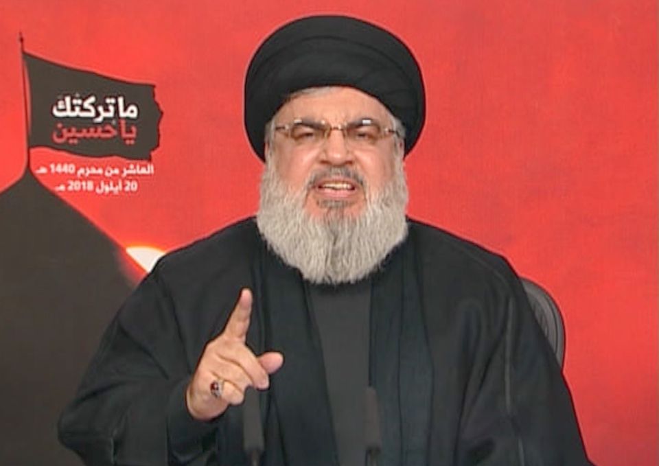 Nasrallah is the leader of Lebanese Shia Muslim terror group Hezbollah