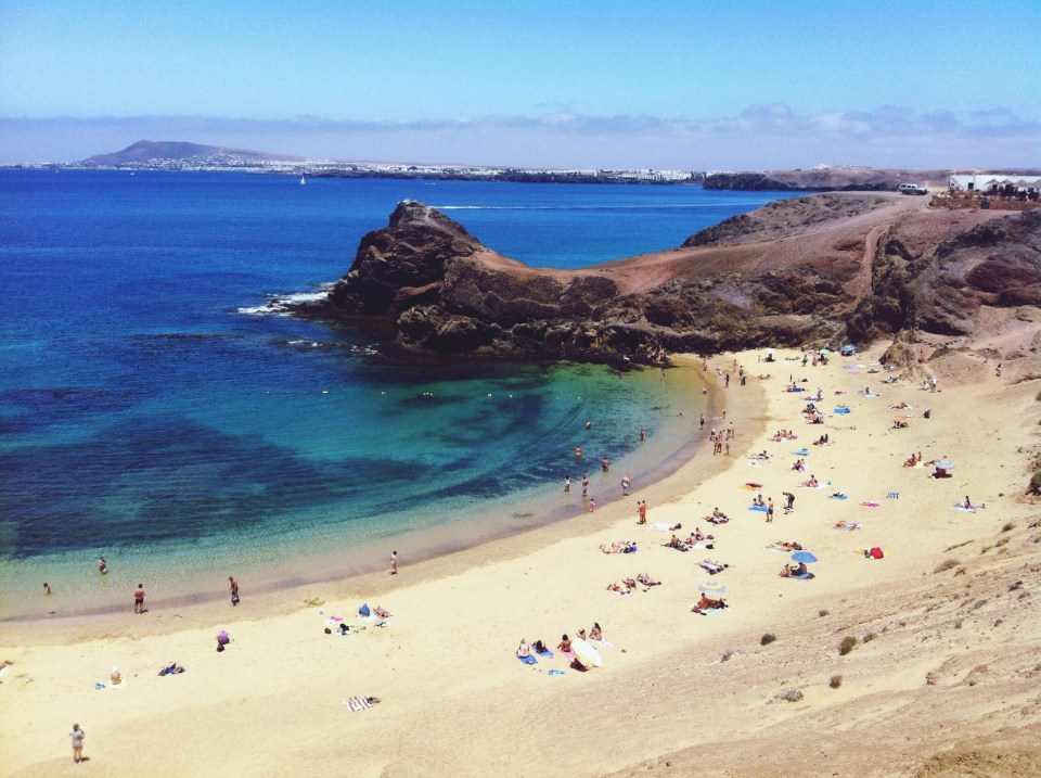 Lanzarote's balmy temperatures make it a hit with Brits