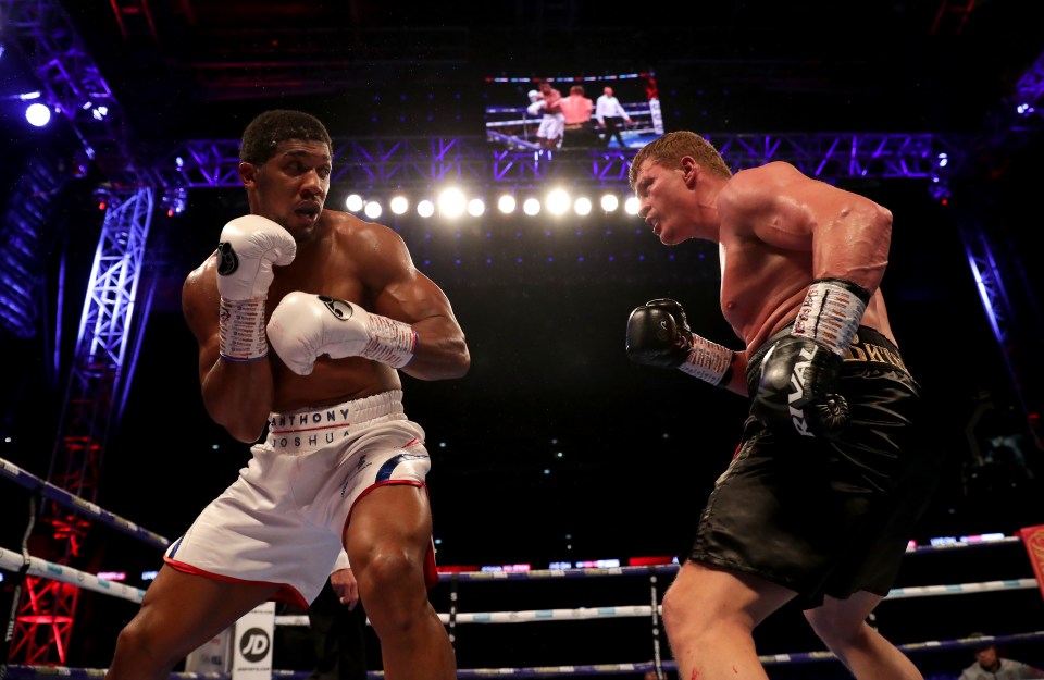 Anthony Joshua would like to face Tyson Fury at Wembley Stadium