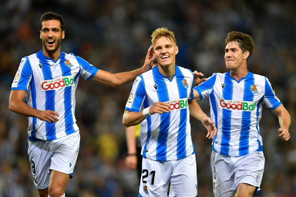 For the 2019-20 season Odegaard returned to Spain with Real Sociedad