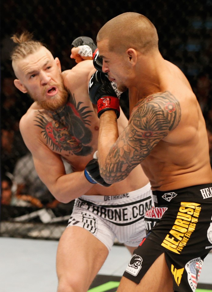 In 2014 McGregor destroyed Dustin Poirier at UFC 178