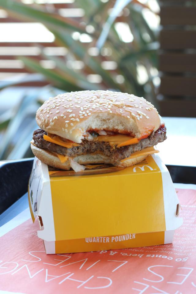 You can get a Quarter Pounder for less at Maccies today if you order through the chain's app