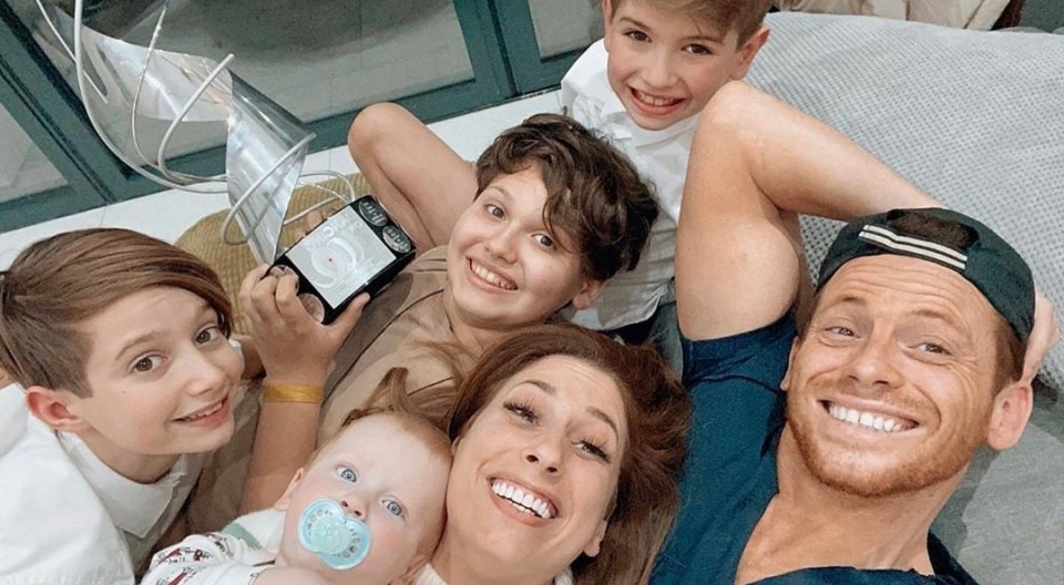 Stacey Solomon is a proud mum of four boys