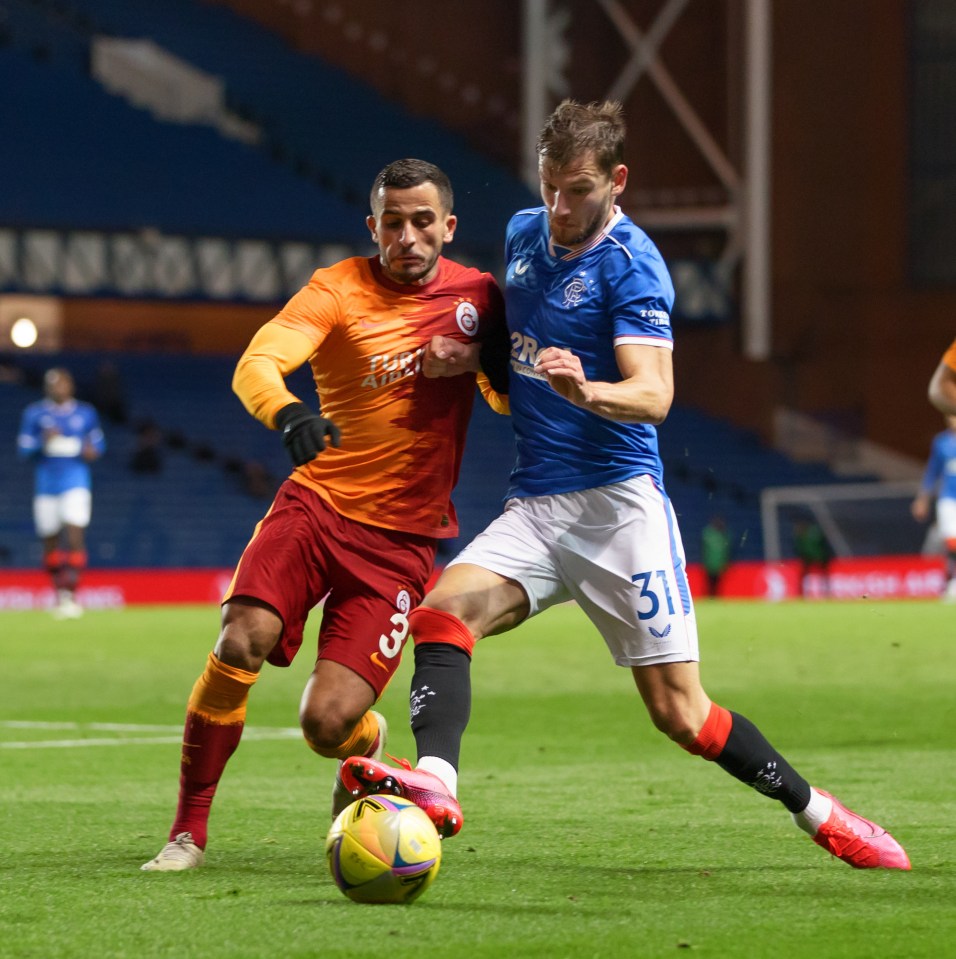 Galatasaray star Omar Elabdellaoui is in hospital with injuries to his face, eyes and hand after a firework was said to have exploded in his hand