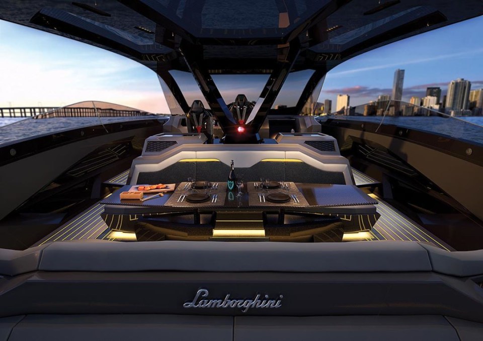 His new super yacht is built by the Italian Sea Group and Tecnomar for Lamborghini.