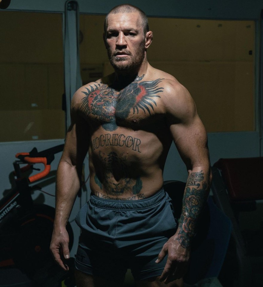 McGregor is in training to face Dustin Poirier on January 23 