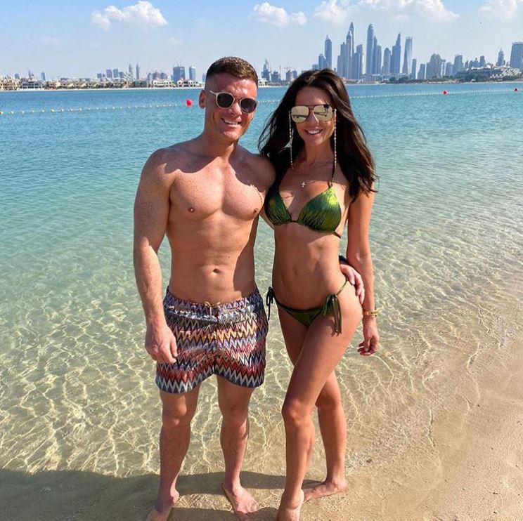 The star loves going on holiday with her husband Michael O’Neill and her boys