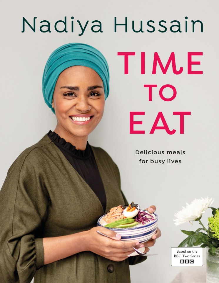 Find the recipe for Nadiya's chocolate roulade in her book Time To Eat