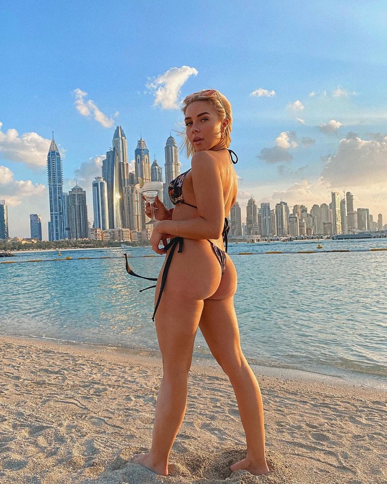 Love Island's Gabby Allen has decided to stay in Dubai 'for the foreseeable'