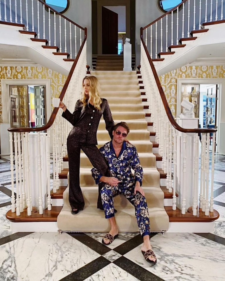 Contestants Sophie Hermann and Tom Zanetti gave a glimpse into the incredible mansion