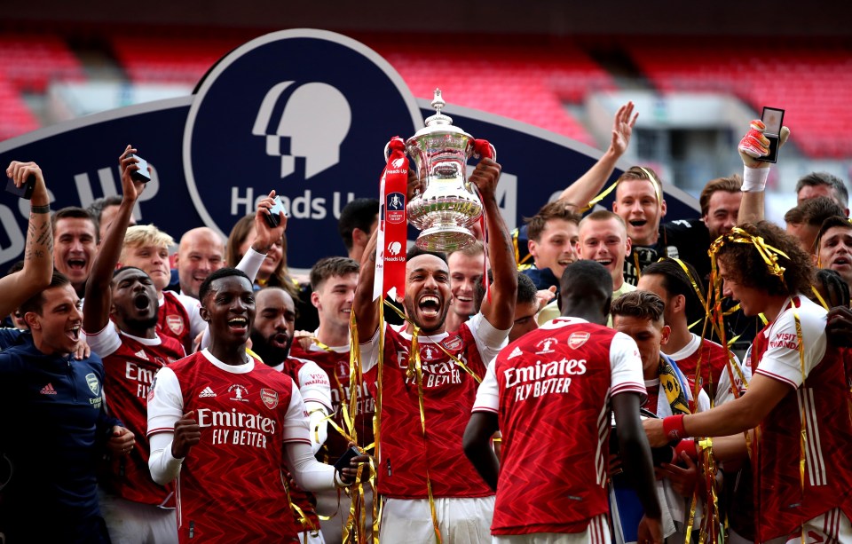 Arsenal players, either from home or abroad, showed what it meant to win the trophy last season