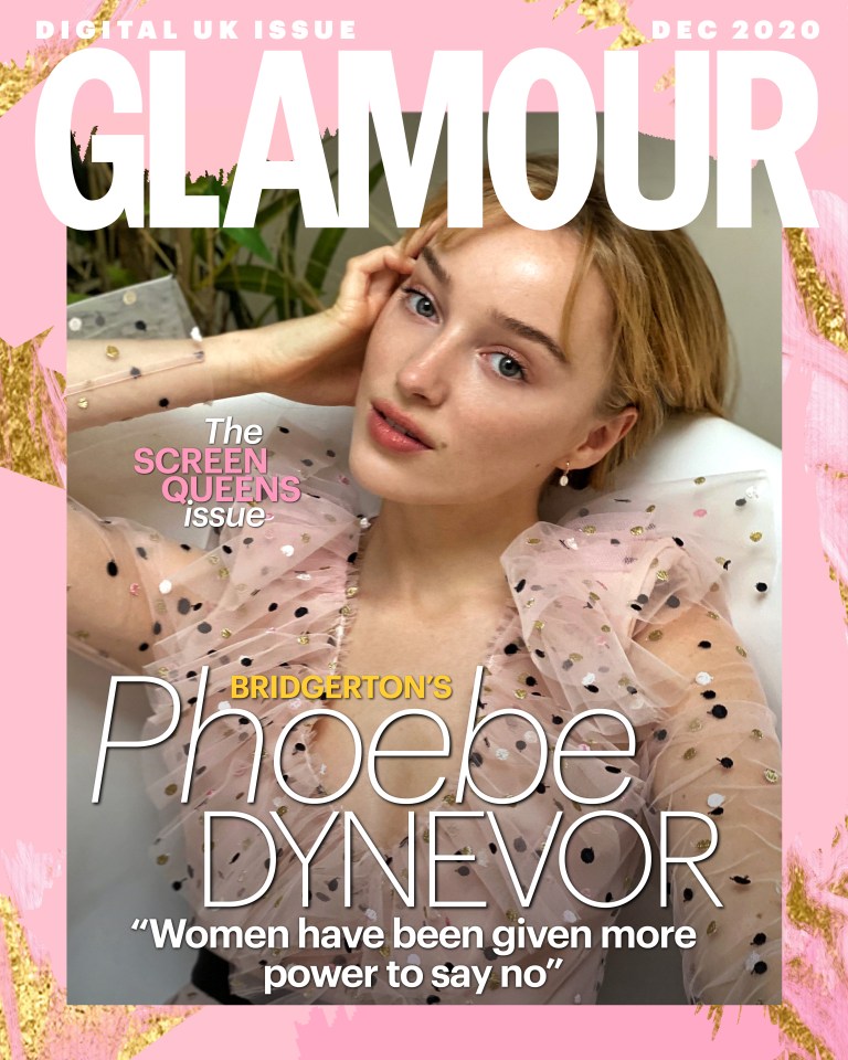 Phoebe stunned on the cover of Glamour magazine