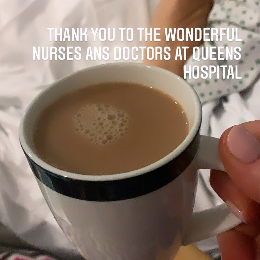 Gemma has regularly thanked the hospital staff for looking after her dad on her Instagram