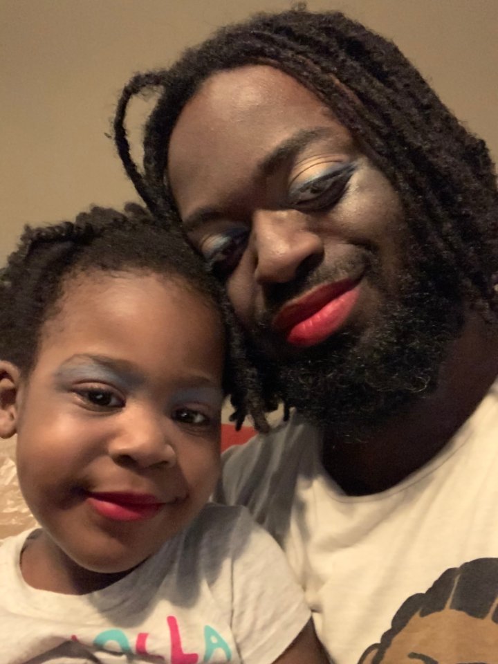 Dads are showing off the hilarious makeovers they have been given at their daughter's 'beauty salons' 