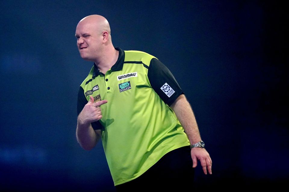 It was the Dutch master's worst ever performance at Ally Pally