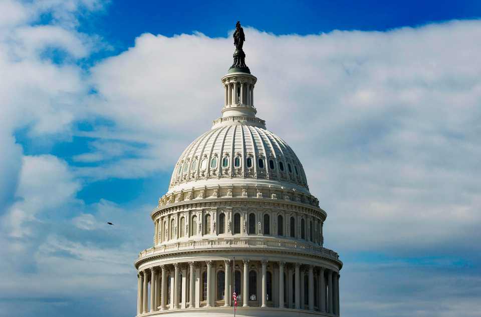 The famous domed building on Capitol Hill is home to the legislative branch of the US federal government 