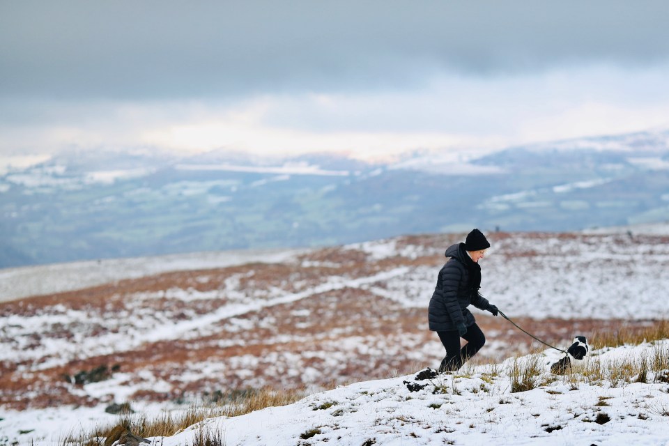 It's already been a cold and snowy start to the year in the Brecon Beacons, Wales